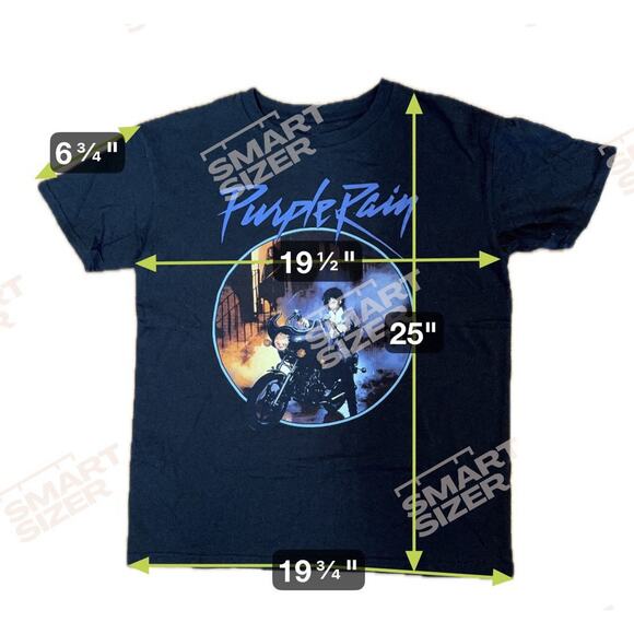 Prince Purple Rain T Shirt Black - The Prince Estate Official Size Medium - Picture 2 of 5